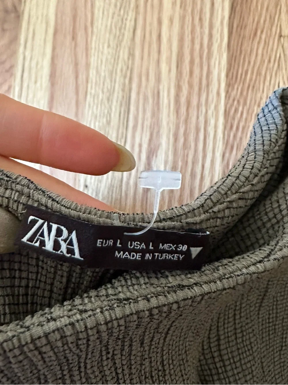 Zara Ribbed Cap-Sleeve Mini Dress